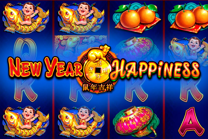New Year Happiness - Ruby Play slot at Azur Slot Casino Casino